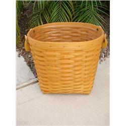 Longaberger Sm. Oval Wastebasket w/Plastic