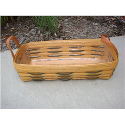 Longaberger Bread Basket w/Plastic