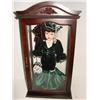 Image 1 : Porcelain Doll In Display Case