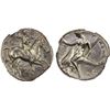 Image 1 : CALABRIA: Tarentum, AR nomos (didrachm) (7.84g), ca. 332-302 BC, NGC AU