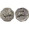 Image 1 : CALABRIA: Tarentum, AR nomos (didrachm), ca. 332-302 BC, NGC Choice VF