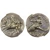 Image 1 : CALABRIA: Tarentum, AR nomos (didrachm) (7.95g), ca. 302-280 BC, NGC AU