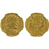 Image 1 : ROMAN EMPIRE: Jovian, 363-364 AD, AV solidus (3.75g), Nicomedia, NGC Choice VF