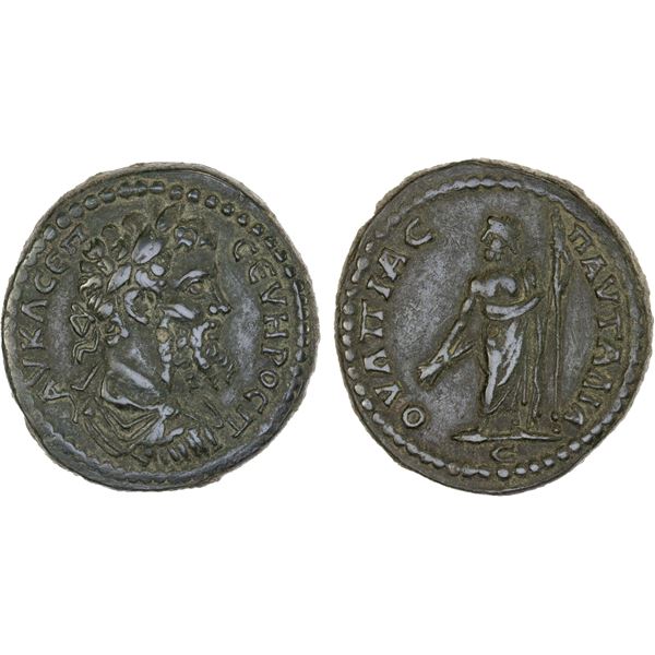 ROMAN PROVINCIAL, THRACE: Pautalia, Septimius Severus, 193-211, AE32 (18.19g), F-VF