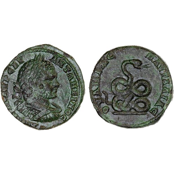 ROMAN PROVINCIAL, THRACE: Pautalia, Caracalla, 198-217, AE29 (14.82g), Choice VF