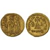 Image 1 : BYZANTINE EMPIRE: Heraclius, 610-641, AV solidus (4.49g), Constantinople, Indiction year 11 (637/8),