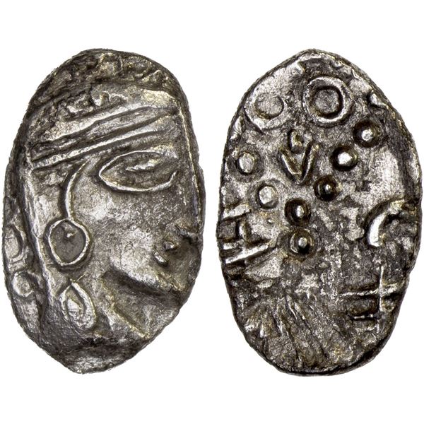 LIHYAN: Anonymous, ca. 350-250 BC, AR unit (5.43g), Choice VF