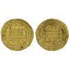 Image 1 : ABBASID: al-Muqtadir, 908-932, AV dinar (3.90g), Mah al-Basra, AH318, VF-XF
