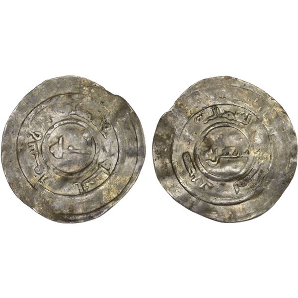 FATIMID: temp. al-Mu'izz, 953-975, AR narrow dirham (2.06g), Misr, ND, VF