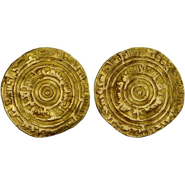 FATIMID: al-'Aziz, 975-996, AV dinar (3.98g), al-Mansuriya, AH369, Fine