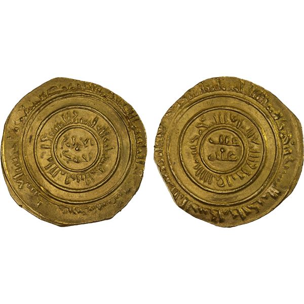 FATIMID: al-Musta'li, 1094-1101, AV dinar (4.21g), al-Iskandariya, AH490, AU
