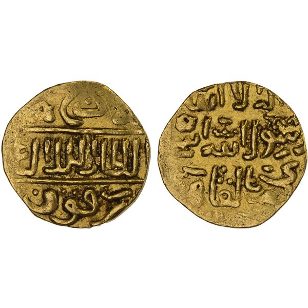 BURJI MAMLUK: Faraj, 1399-1405 & 4016-1412, AV bunduqi (3.38g), al-Qahira, DM, XF
