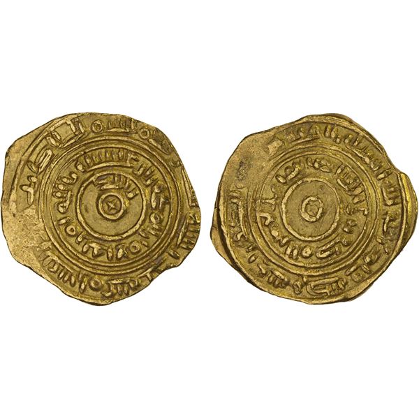 ZIYADID: al-Muzaffar b. 'Ali, 983-1044, AV dinar (4.47g), 'Adan, bold VF