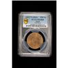 Image 2 : EGYPT: Abdul Aziz, 1861-1876, AE 20 para, AH1279 (1862), PCGS Specimen 64 RB