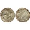 Image 1 : AMIR OF AL-KHUTTAL: al-Harith b. Muhammad, fl. 977, AR broad bracteate dirham (56mm, 3.03g), AH366