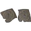 Image 1 : GREAT SELJUQ: Malikshah I, 1072-1092, AE square fals (1.76g), VF