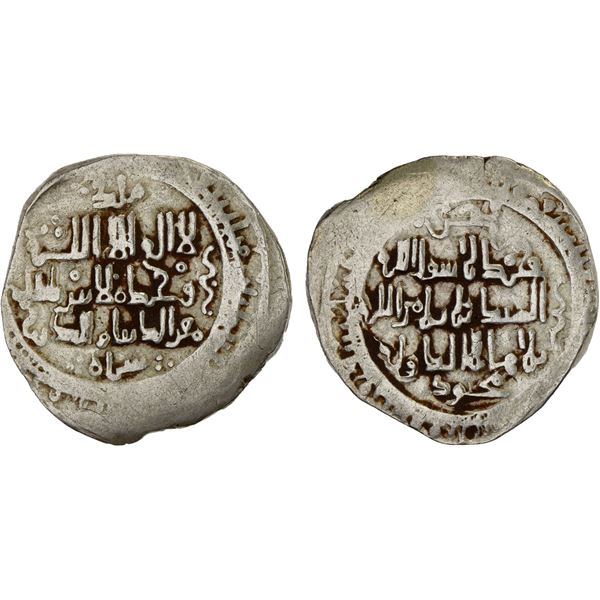 GREAT SELJUQ: Burhan al-Dawla, 1091-1092, pale AV dinar (6.04g), ND, VF