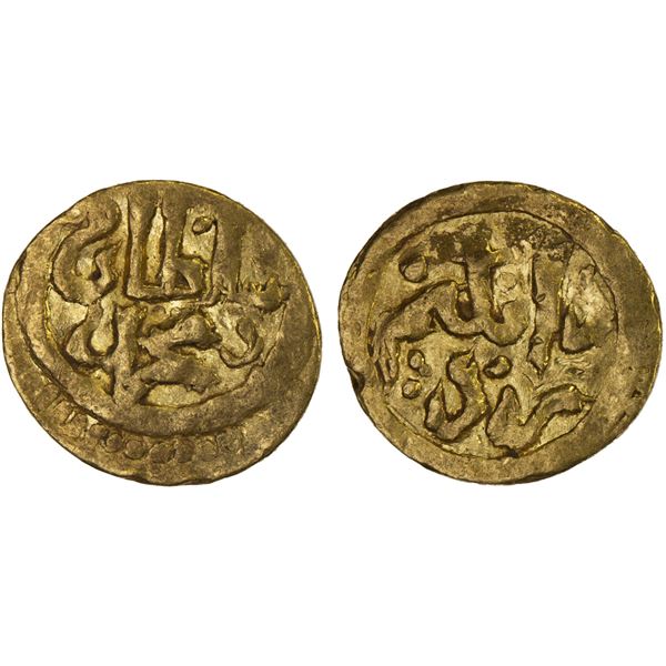 ILKHAN: Muhammad Khan, 1336-1338, AV 1/4 dinar (1.09g), Yazd, ND, bold VF