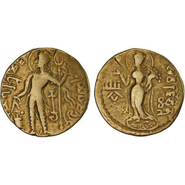 GUPTA: Kachagupta, 378-382, AV dinar (7.38g), Fine