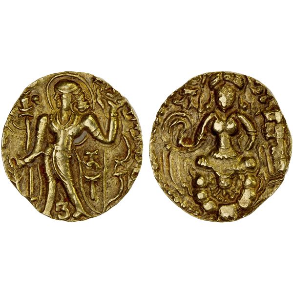 GUPTA: Narasimhagupta, died ca. 530, AV dinar (9.57g), bold XF