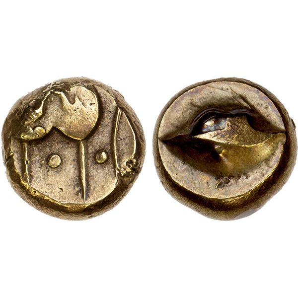 BIJAPUR: Anonymous, 17th century, AV pagoda (3.31g), XF