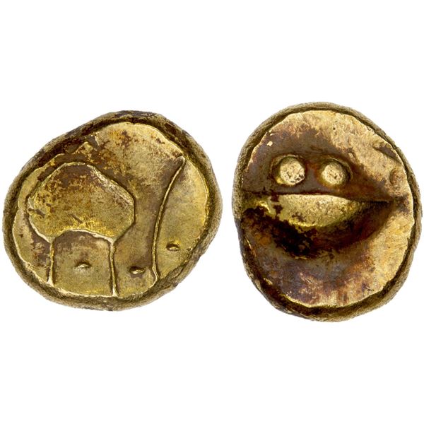 BIJAPUR: Anonymous, 17th century, AV pagoda (3.37g), XF