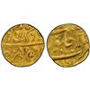 Image 1 : MUGHAL: Aurangzeb, 1658-1707, AV 1/2 mohur (5.47g), Gulkanda, AH1116 year 48, PCGS AU
