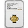 Image 2 : MUGHAL: Aurangzeb, 1658-1707, AV mohur, Ahmadnagar, AH1102 year 34, NGC MS62