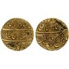 Image 1 : MUGHAL: Muhammad Shah, 1719-1748, AV mohur (10.89g), Shahjahanabad, AH11xx year 8, XF