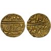 Image 1 : MUGHAL: Muhammad Shah, 1719-1748, AV 1/2 mohur (5.47g), Shahjahanabad (Delhi) (year 12), XF