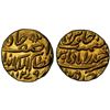 Image 1 : HYDERABAD: Afzal-ud-Dawla, 1857-1869, AV 1/8 mohur (ashrafi) (1.41g), Farkhanda Bunyad Hyderabad, AH