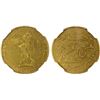 Image 1 : MADRAS PRESIDENCY: AV 1/2 mohur (1/2 ashrafi), ND (1819), NGC MS61