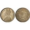 Image 1 : BRITISH INDIA: Victoria, Empress, 1876-1901, AR 1/2 rupee, 1893-B, NGC MS64