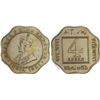 Image 1 : BRITISH INDIA: George V, 1910-1936, 4 annas, 1921(c), PCGS Proof 64