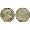 Image 1 : BRITISH INDIA: George V, 1910-1936, AR rupee, 1911(c), NGC MS63