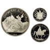 Image 1 : ALBANIA: 3-coin proof set, 1968