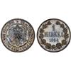 Image 1 : FINLAND: Alexander II, 1855-1881, AR markka, 1864, Choice AU