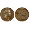 Image 1 : FRANCE: Napoleon I, Emperor, 1804-1814, AE medal, 1806, NGC MS65 BN