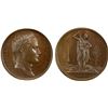 Image 1 : FRANCE: Napoleon I, Emperor, 1804-1814, AE medal, 1807, NGC MS65 BN