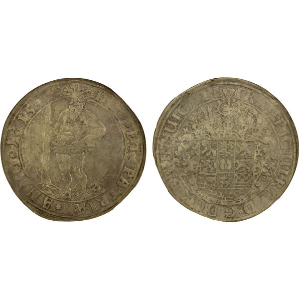 BRUNSWICK-WOLFENBÜTTEL: Friedrich Ulrich, 1613-1634, AR thaler, 1651, NGC AU58