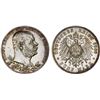 Image 1 : SAXE-ALTENBURG: Ernst I, 1853-1908, AR 5 mark, Berlin, 1903-A, Choice AU