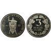 Image 1 : GERMANY: Weimar Republic, AR 3 reichsmark, 1925-A, PCGS Proof 65 DCAM
