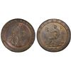 Image 1 : GREAT BRITAIN: George III, 1760-1820, AE penny, 1797, PCGS MS64 BN