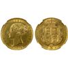 Image 1 : GREAT BRITAIN: Victoria, 1837-1901, AV 1/2 sovereign, 1872, NGC AU58