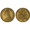 Image 1 : GREAT BRITAIN: Victoria, 1837-1901, AV 1/2 sovereign, 1887, XF-AU