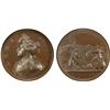 Image 1 : GREAT BRITAIN: Anne, 1702-1714, AE medal, 1711, NGC MS63 BN