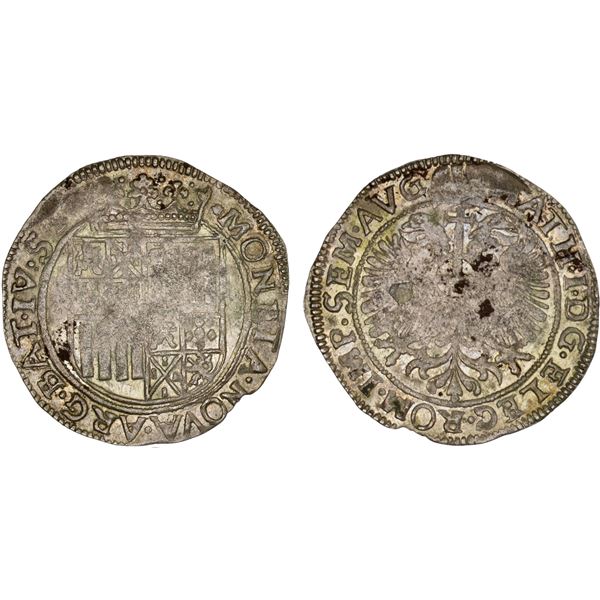 BATENBURG: Maximilian van Bronkhorst, 1602-1641, AR arendschelling of 4 stuivers (4.01g), ND, VF-XF