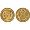 Image 1 : RUSSIA: Nicholas II, 1894-1917, AV 7½ roubles, 1897, XF