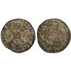 Image 1 : SPANISH NETHERLANDS: Charles II, 1665-1700, AR patagon, Antwerp, 1672, PCGS AU53