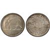 Image 1 : BELGIAN CONGO: Leopold III, 1934-1950, AR 50 francs, 1944, PCGS MS63